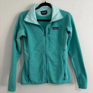 Patagonia Performance Better Sweater Women’s S Jacket Aqua Full Zip